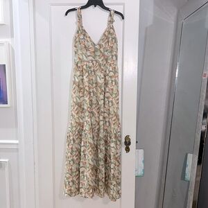 Abercrombie and Fitch, knot tie corset style maxi dress